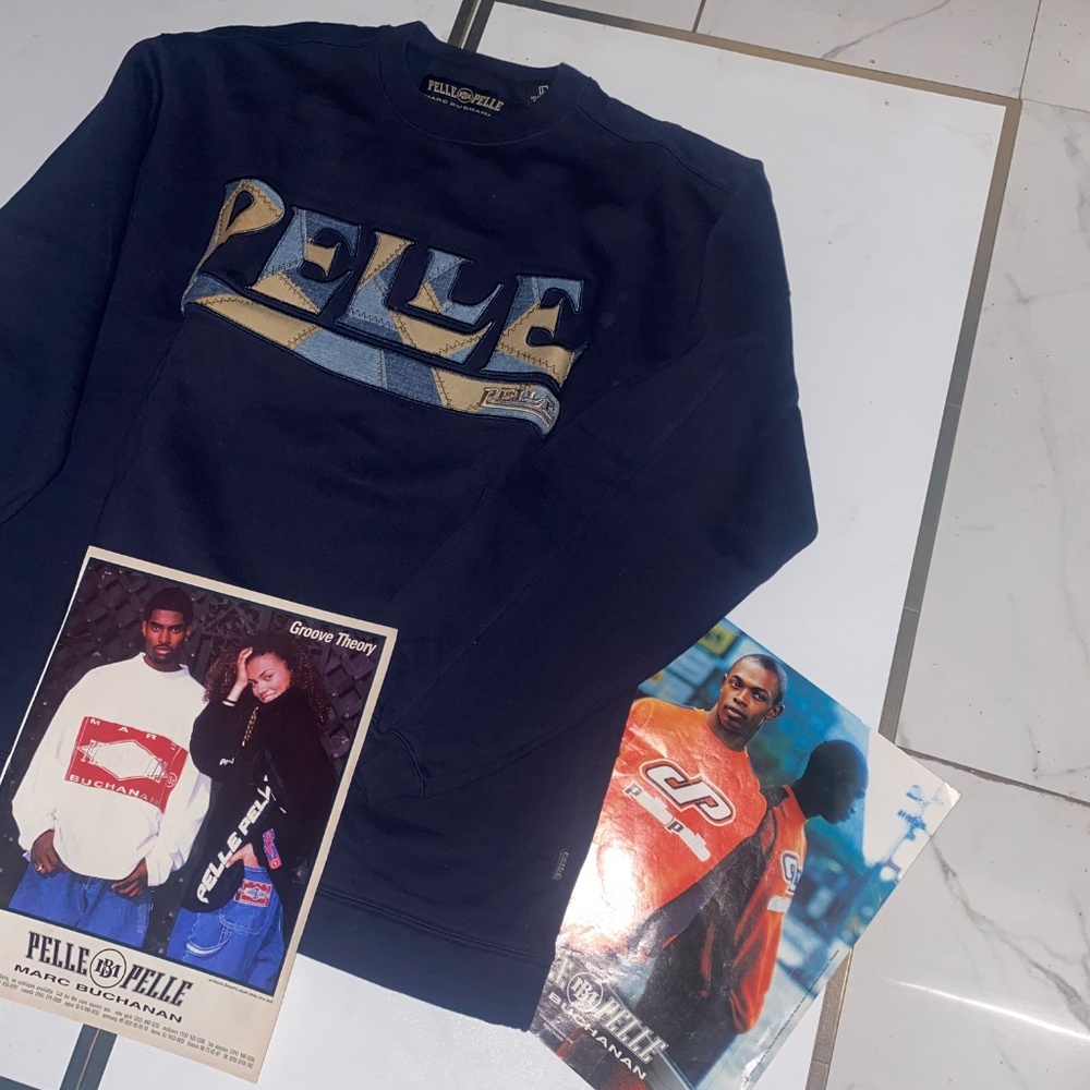 Men’s Pelle Pelle Premium Fashion Sweatshirt Sz XS - Picture 7 of 12